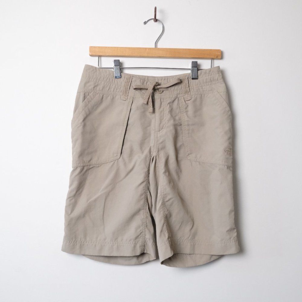 The North Face Women's Horizon Roll-up Trail Shorts Beige Size 4